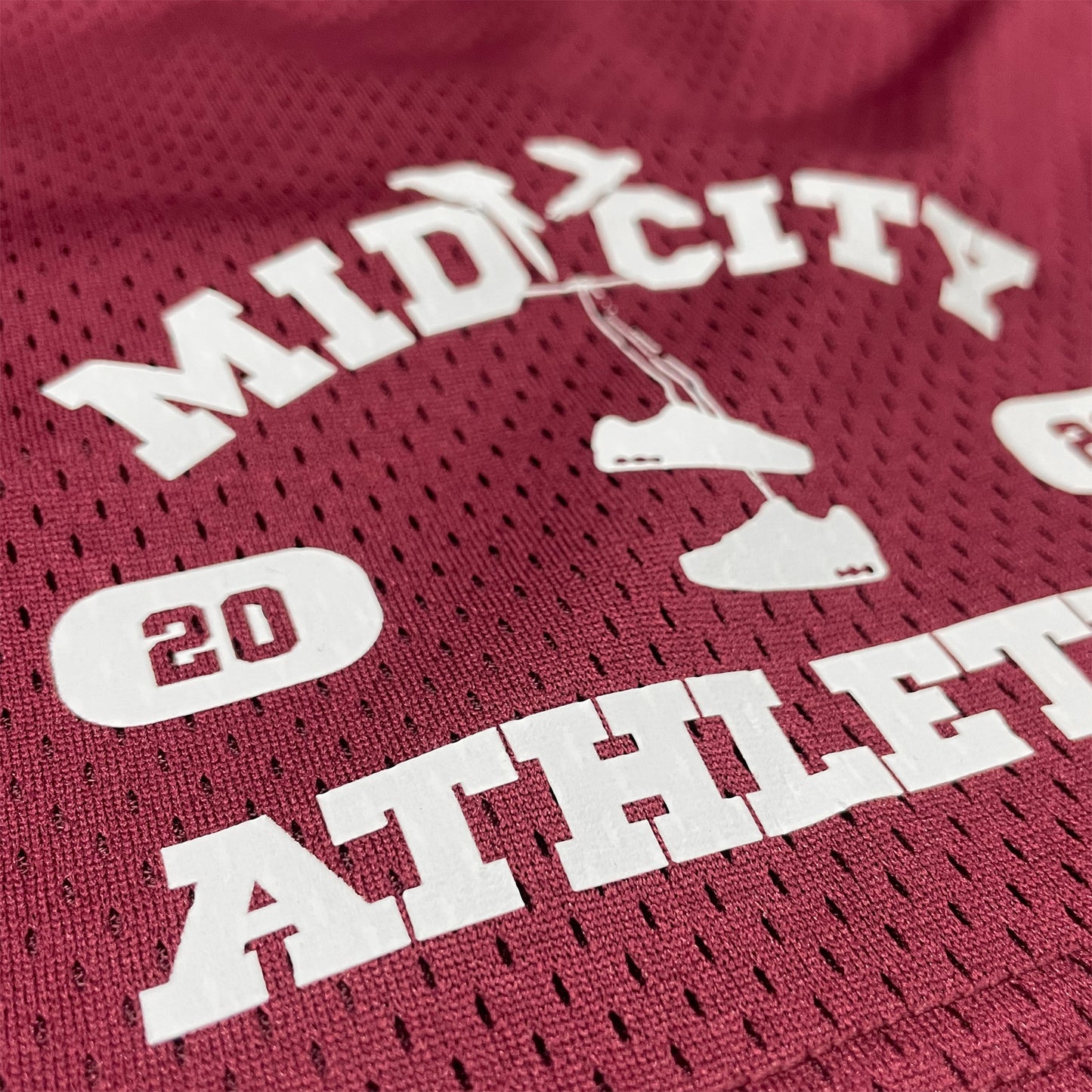 Mid City Athletics Burgundy Shorts